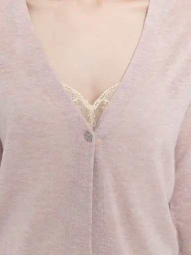 Zadig & Voltaire Women's Manylla Cashmere V-Neck Cardigan - Bebe - Size XS | Thumbnail 6 Zadig & Voltaire Women's Manylla Cashmere V-Neck Cardigan - Bebe - Size XS | Thumbnail 6