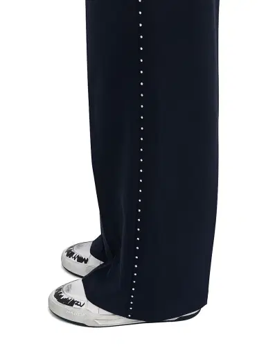 Zadig & Voltaire Women's Panol Tailleur Strass Woven Wide-Leg Pants - Encre - Size XL | Thumbnail 6 Zadig & Voltaire Women's Panol Tailleur Strass Woven Wide-Leg Pants - Encre - Size XL | Thumbnail 6