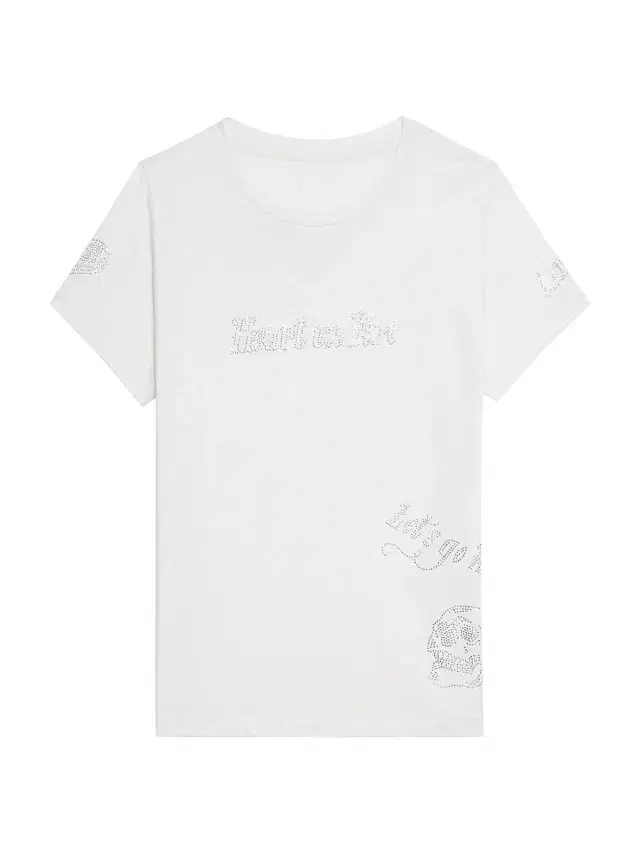 Zadig & Voltaire Women's Alys Rhinestone Graphic Crewneck T-Shirt - Judo