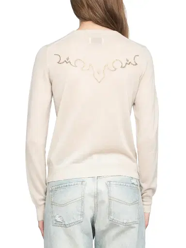 Zadig & Voltaire Women's Missya Rhinestone Cashmere Cardigan | Thumbnail 4 Zadig & Voltaire Women's Missya Rhinestone Cashmere Cardigan | Thumbnail 4