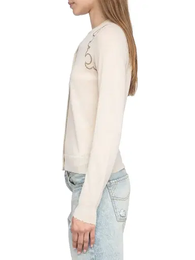 Zadig & Voltaire Women's Missya Rhinestone Cashmere Cardigan | Thumbnail 5 Zadig & Voltaire Women's Missya Rhinestone Cashmere Cardigan | Thumbnail 5