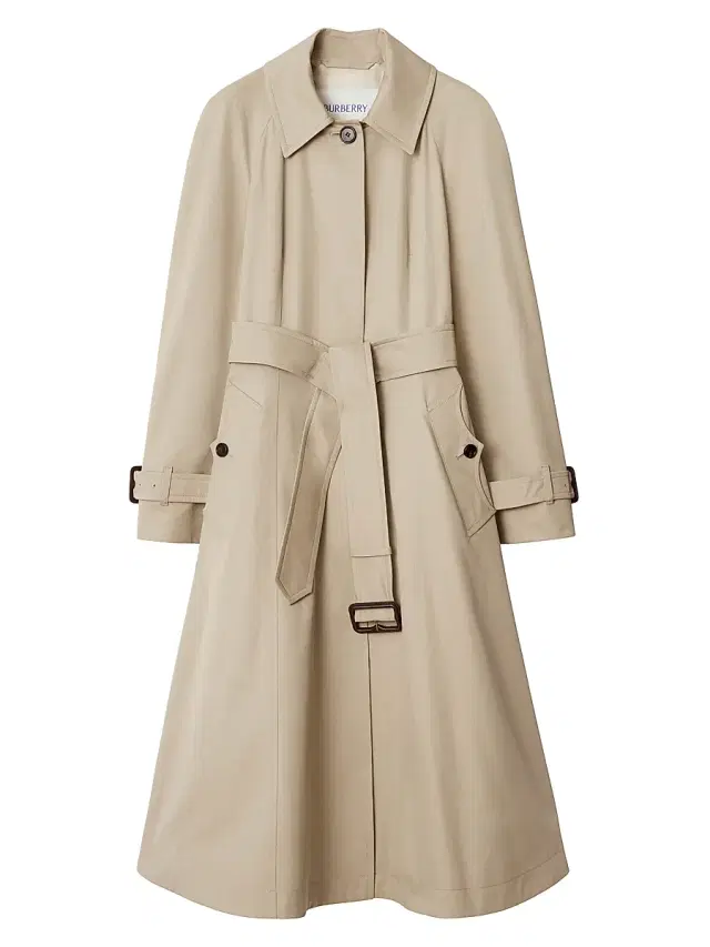 Burberry Women's Ellingham Gabardine Car Coat - Quill