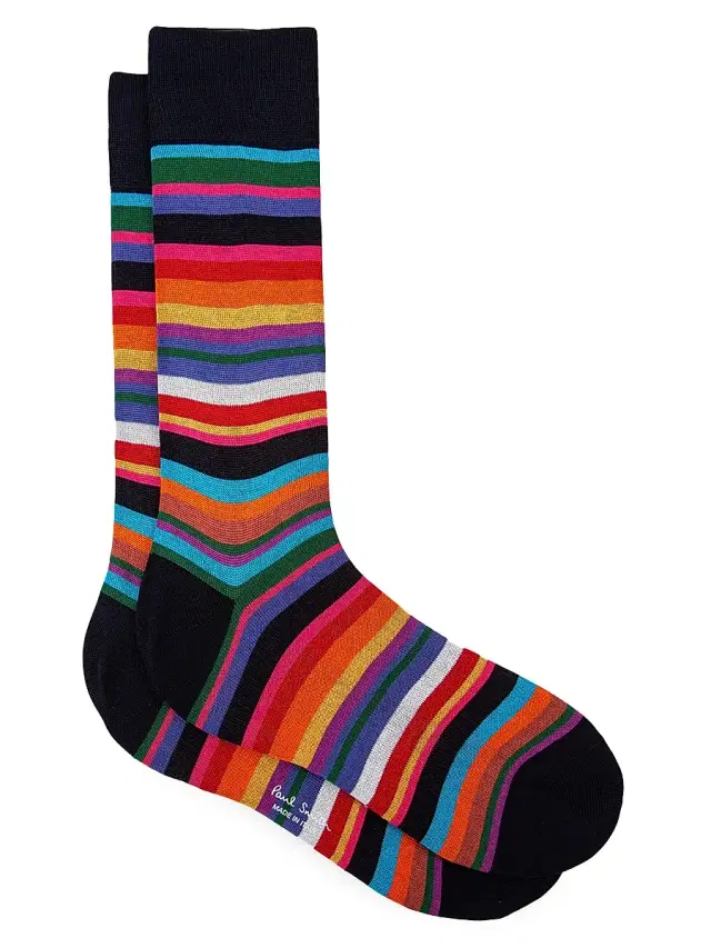 Men's Aldgate Striped Socks - Navy