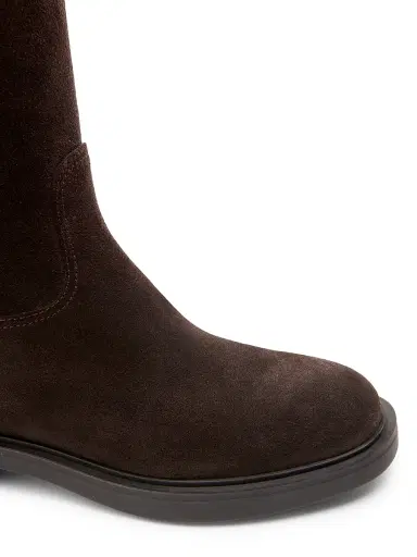 Gianvito Rossi Women's Ascott Suede Knee-High Boots - Moka - Size 11.5 | Thumbnail 6 Gianvito Rossi Women's Ascott Suede Knee-High Boots - Moka - Size 11.5 | Thumbnail 6