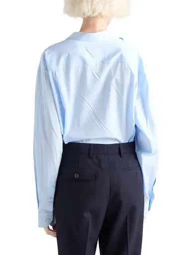 Prada Women's Poplin Shirt - White | Thumbnail 9