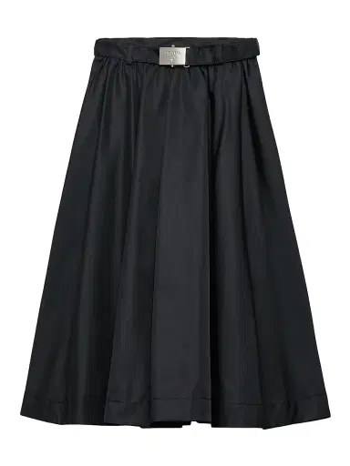Prada Women's Re-Nylon Skirt - Black | Thumbnail 1 Prada Women's Re-Nylon Skirt - Black | Thumbnail 1