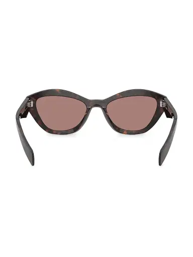 Prada Women's 52MM Tortoise Butterfly Sunglasses - Light Brown | Thumbnail 4