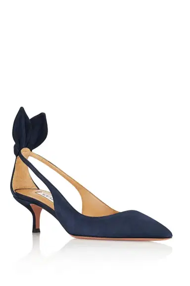 Aquazzura Bow Tie Pump 50 | Thumbnail 3 Aquazzura Bow Tie Pump 50 | Thumbnail 3