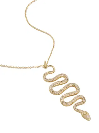 Ileana Makri Black Mamba 18-karat Gold Diamond Necklace | Thumbnail 1 Ileana Makri Black Mamba 18-karat Gold Diamond Necklace | Thumbnail 1