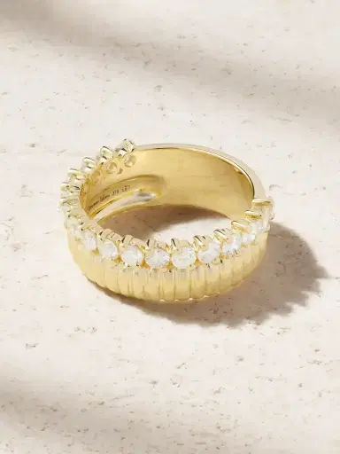 Yvonne Léon Bouée 9-karat Yellow And White Gold Diamond Ring | Thumbnail 1