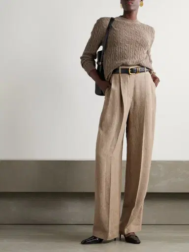 Loro Piana Cable-knit Cashmere Sweater | Thumbnail 2 Loro Piana Cable-knit Cashmere Sweater | Thumbnail 2
