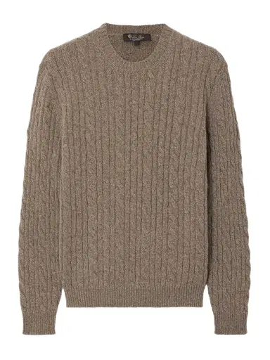 Loro Piana Cable-knit Cashmere Sweater | Thumbnail 1 Loro Piana Cable-knit Cashmere Sweater | Thumbnail 1