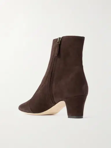 Manolo Blahnik Myconia 50 Suede Ankle Boots | Thumbnail 3 Manolo Blahnik Myconia 50 Suede Ankle Boots | Thumbnail 3