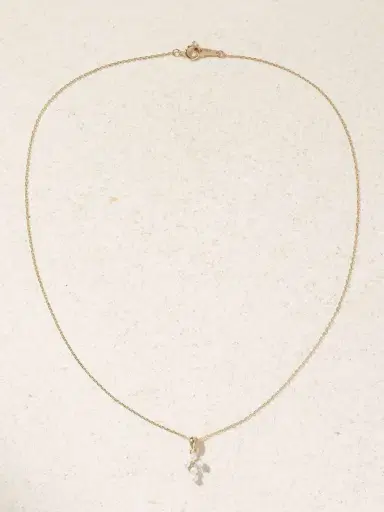 Mizuki 14-karat Gold, Pearl And Diamond Necklace | Thumbnail 4 Mizuki 14-karat Gold, Pearl And Diamond Necklace | Thumbnail 4
