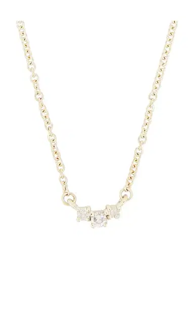 STONE AND STRAND Dainty Diamond Trio Necklace | Thumbnail 2