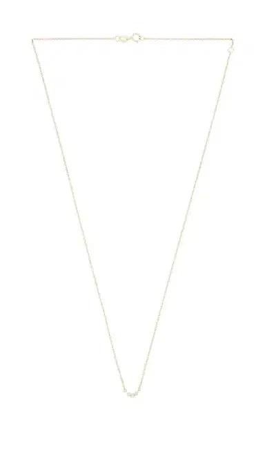 STONE AND STRAND Dainty Diamond Trio Necklace | Thumbnail 1