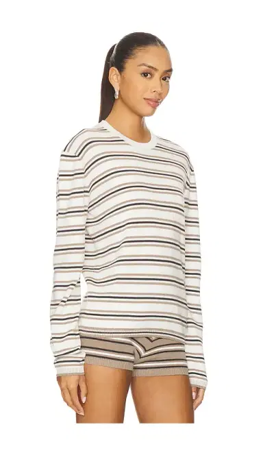 EAVES Cydnee Striped Oversized Sweater | Thumbnail 2 EAVES Cydnee Striped Oversized Sweater | Thumbnail 2