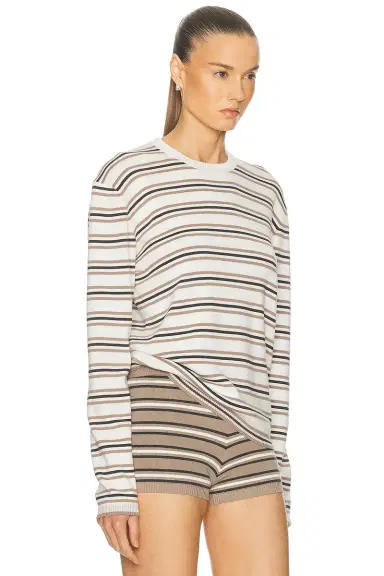 EAVES Cydnee Striped Oversized Sweater | Thumbnail 4 EAVES Cydnee Striped Oversized Sweater | Thumbnail 4