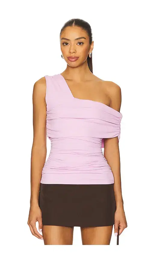 One Arm Gathered Top