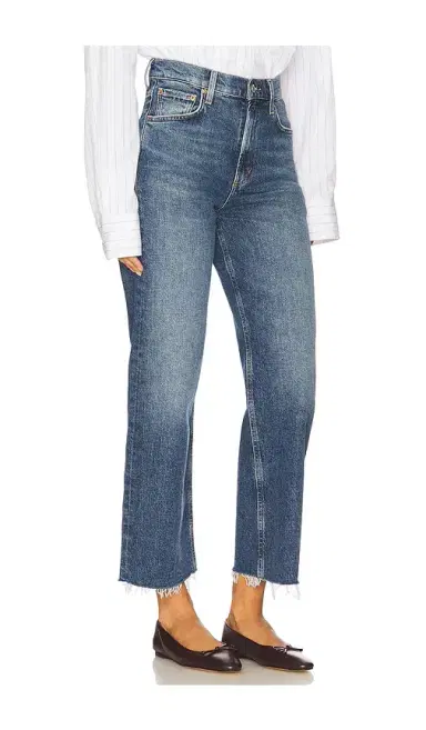 AGOLDE Ren High Rise Wide Leg Jeans | Thumbnail 2
