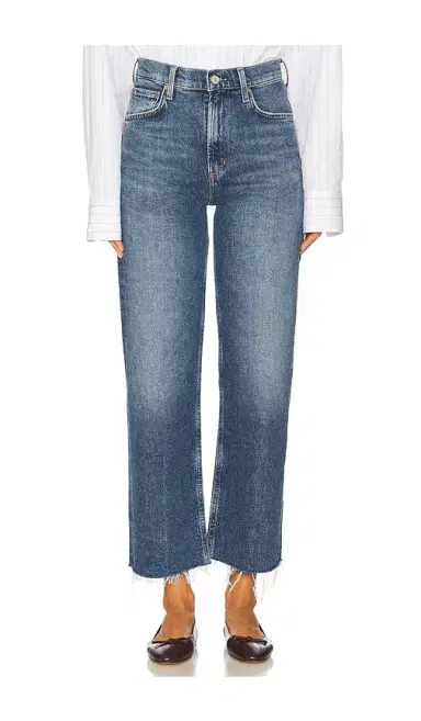 AGOLDE Ren High Rise Wide Leg Jeans | Thumbnail 1