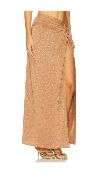 Luli Fama Twist Front Skirt | Thumbnail 2 Luli Fama Twist Front Skirt | Thumbnail 2