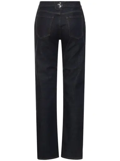 FERRARI Denim High Waist Straight Jeans | Thumbnail 5