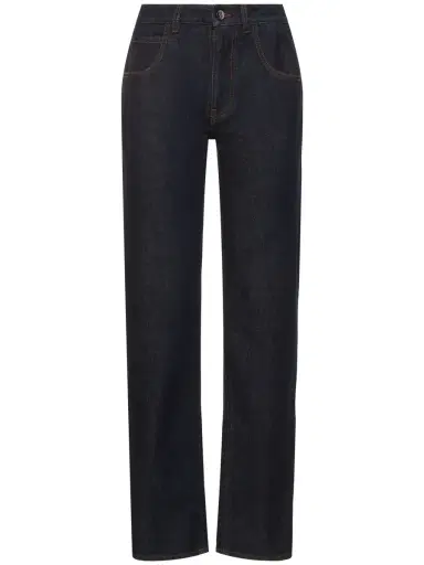 FERRARI Denim High Waist Straight Jeans | Thumbnail 1