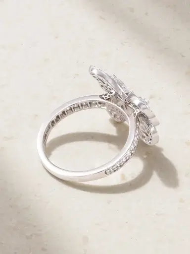 De Beers London Portraits Of Nature Butterfly 18-karat White Gold Diamond Ring | Thumbnail 3 De Beers London Portraits Of Nature Butterfly 18-karat White Gold Diamond Ring | Thumbnail 3