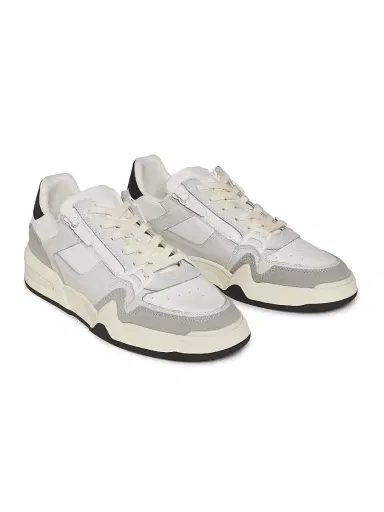Giuseppe Zanotti Men's Ghost Double-Zip Low-Top Sneakers - White Suede | Thumbnail 2