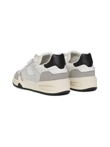 Giuseppe Zanotti Men's Ghost Double-Zip Low-Top Sneakers - White Suede | Thumbnail 3