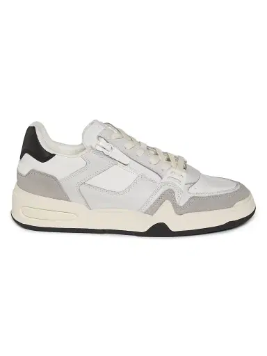 Giuseppe Zanotti Men's Ghost Double-Zip Low-Top Sneakers - White Suede | Thumbnail 1