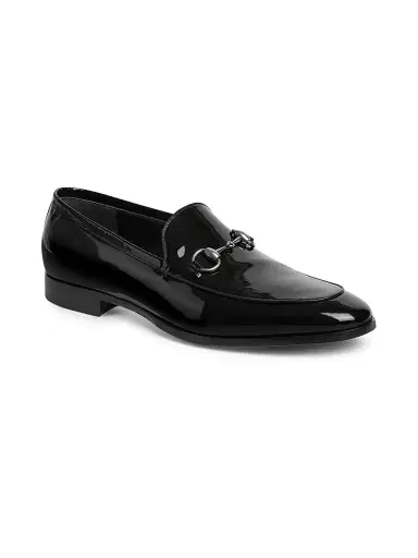 Gucci Men's Next Horsebit Patent Leather Loafers - Black - Size 13 | Thumbnail 2 Gucci Men's Next Horsebit Patent Leather Loafers - Black - Size 13 | Thumbnail 2