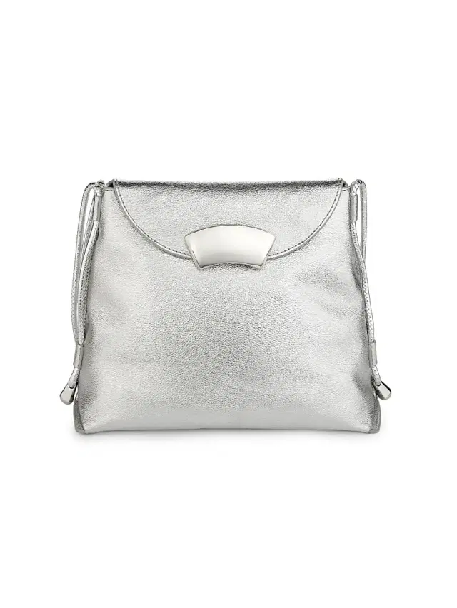 3.1 Phillip Lim Women's ID Petite Leather Shoulder Bag - Silver