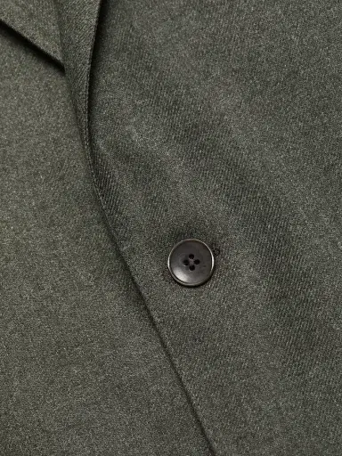 Saks Fifth Avenue Men's Wool, Cotton & Cashmere Single-Breasted Sport Coat - Grey - Size 50 | Thumbnail 7