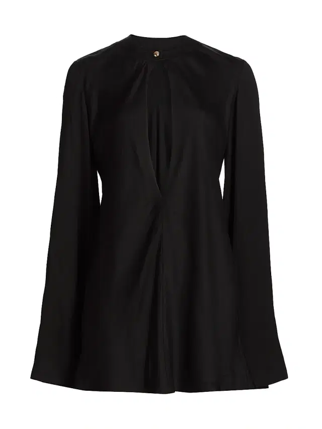 Brandon Maxwell Women's The Ella Cut-Out Minidress - Black