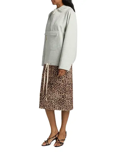 Co Women's Hooded Pullover - Heathered Grey | Thumbnail 4 Co Women's Hooded Pullover - Heathered Grey | Thumbnail 4