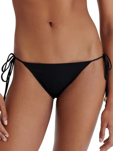 Eres Women's Exquise Beaded Side-Tie Bikini Bottom - Black - Size 6 | Thumbnail 3