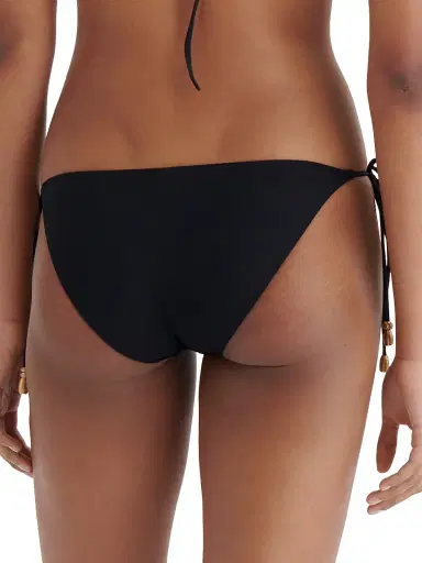Eres Women's Exquise Beaded Side-Tie Bikini Bottom - Black - Size 6 | Thumbnail 5