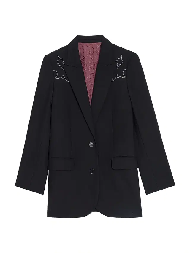 Zadig & Voltaire Women's Viva Embellished Blazer - Black