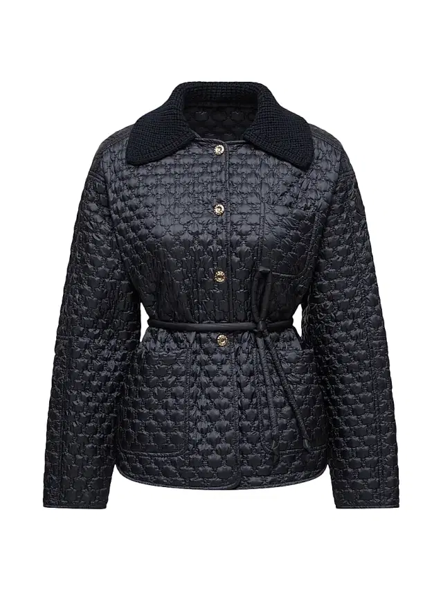 Women's Raray Puffer Jacket - Navy Blue
