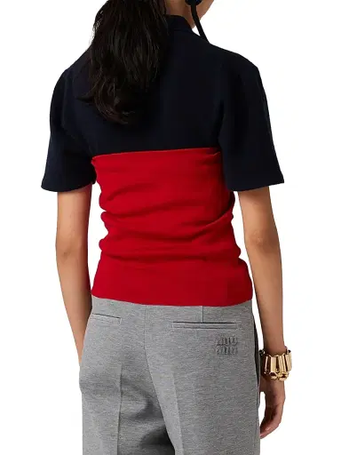 Miu Miu Women's Cotton Knit Tube Top | Thumbnail 4