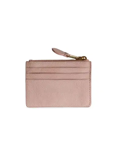 Miu Miu Women's Nappa Leather Card Holder - Pink | Thumbnail 2