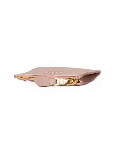 Miu Miu Women's Nappa Leather Card Holder - Pink | Thumbnail 3