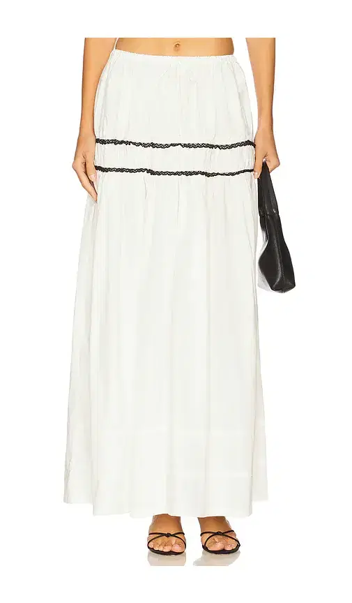 Tiered Midi Skirt