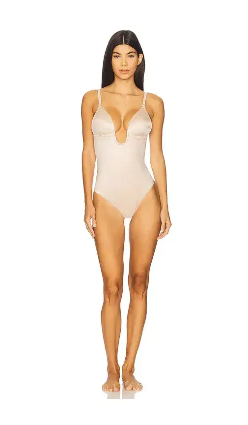 SPANX Shape Suit Your Fancy Plunge Low-back Bodysuit