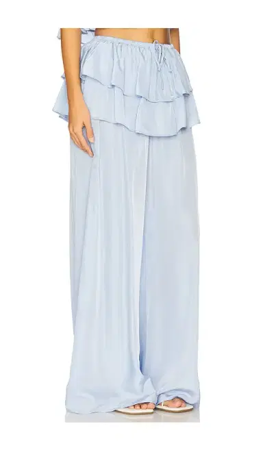 WeWoreWhat Ruffle Waist Flare Pant | Thumbnail 2
