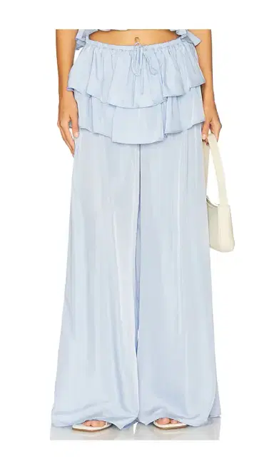 WeWoreWhat Ruffle Waist Flare Pant | Thumbnail 1