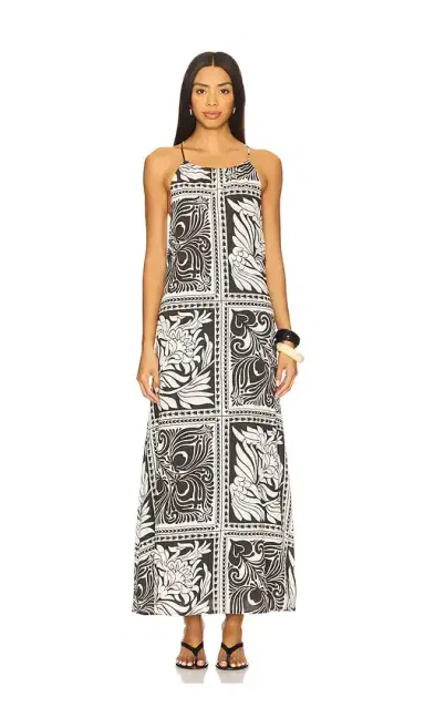 SEVEN WONDERS Chantelle Halter Maxi Dress | Thumbnail 2