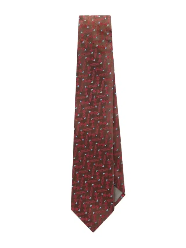 8.5cm Embroidered Silk Tie - Men